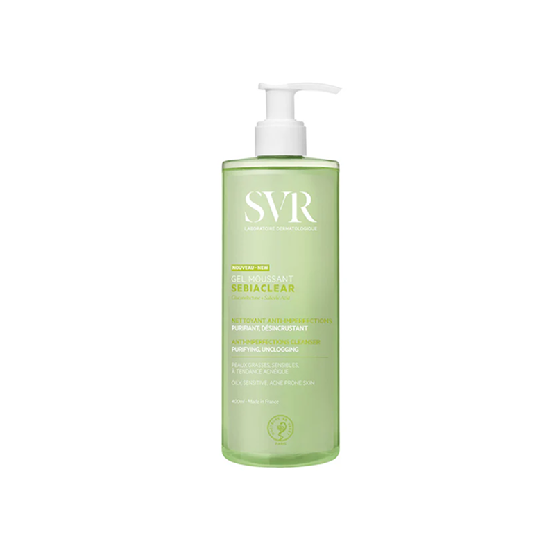 svr sebiaclear gel moussant