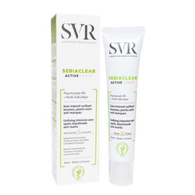 SVR Sébiaclear Active Teinte 40ML avec para en tunisie