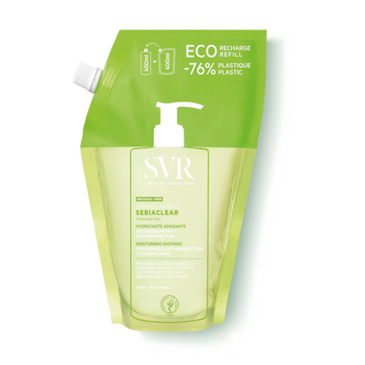 SVR SEBIACLEAR CREME LAVANTE ECO-RECHARGE 400ML