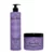 Ensemble RoseBaie shampoing et masque pour cheveux blonds et blancs